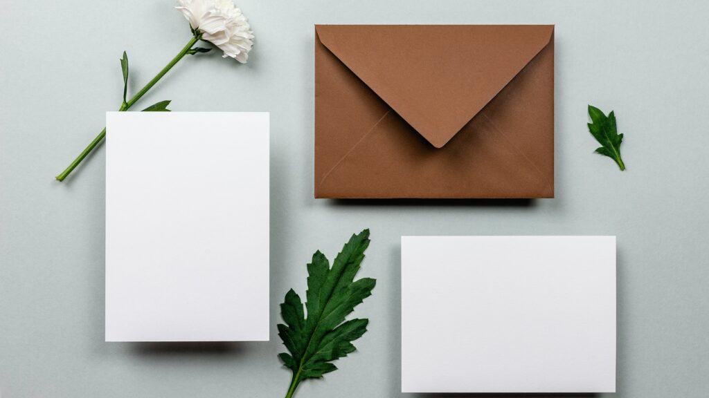 Direct Mail Envelope and letter